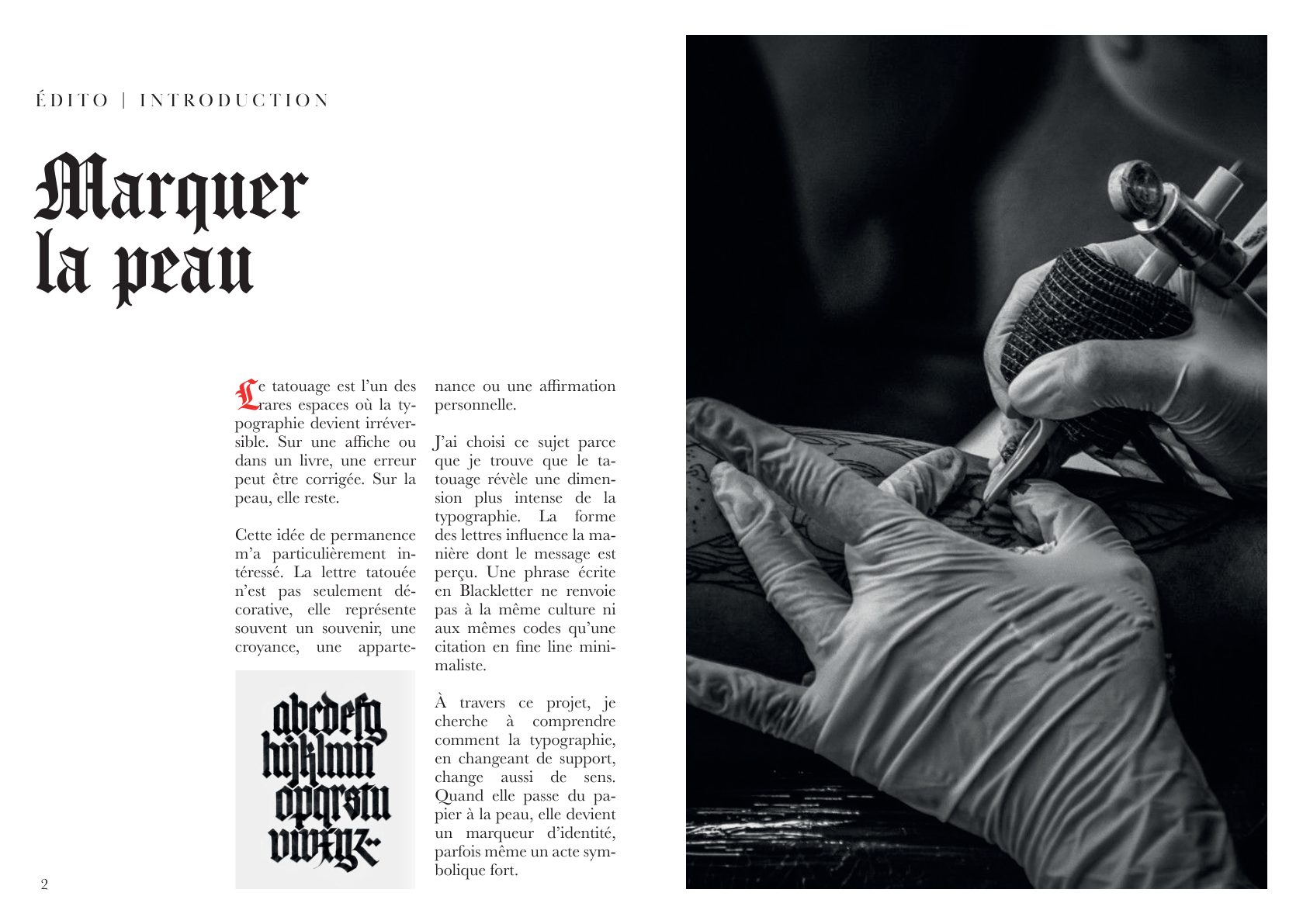 Édito — Marquer la peau