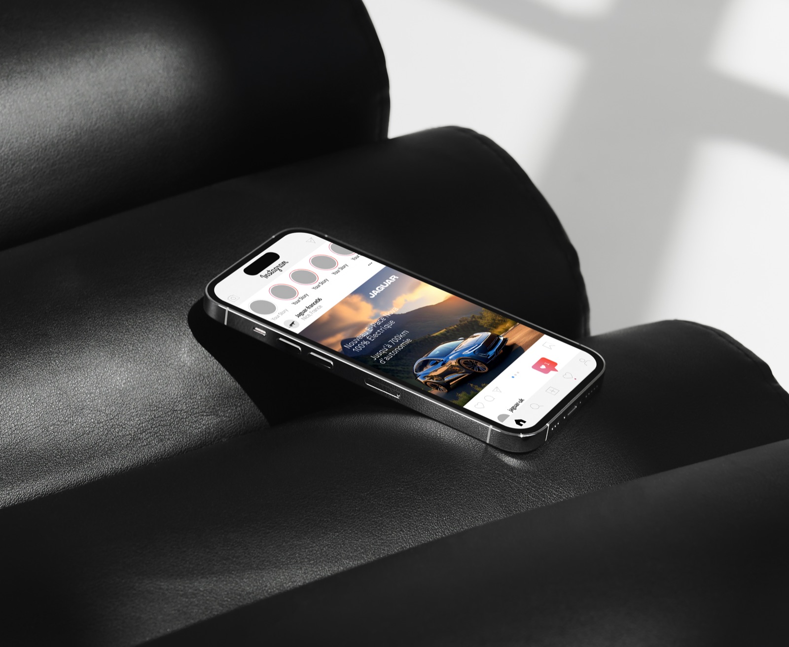 Interface mobile Jaguar